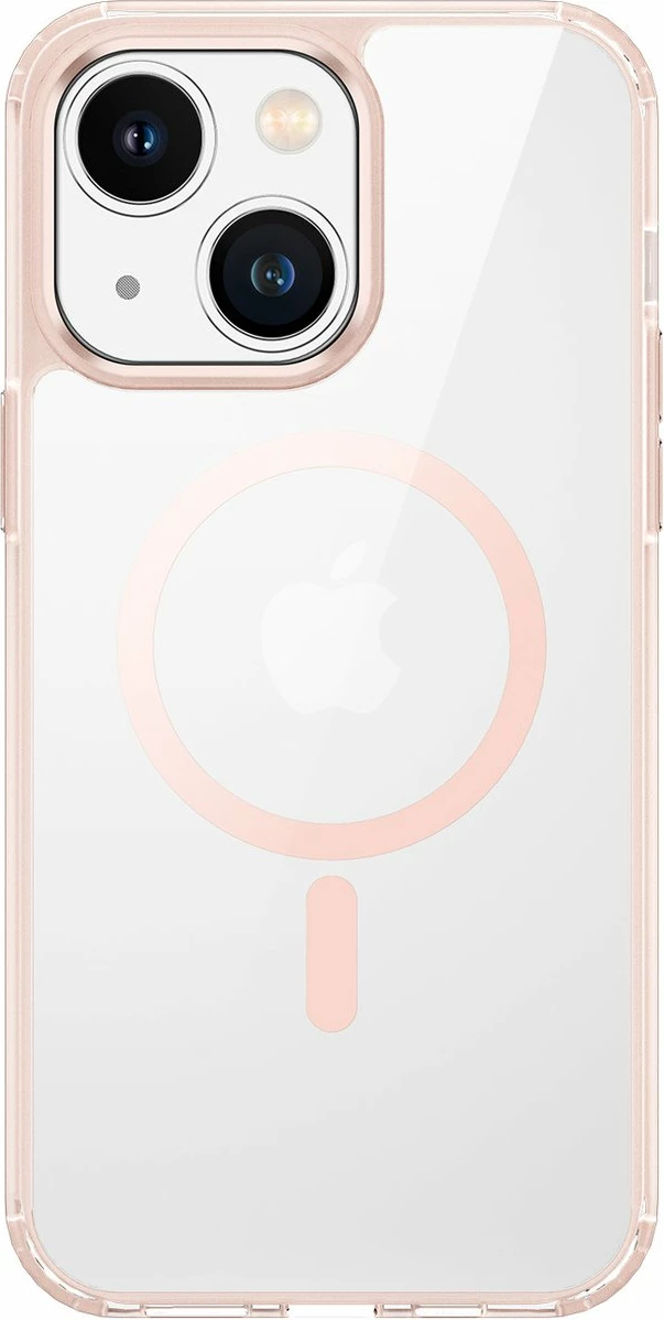 Mbështjellës Dux Ducis Clin2 për iPhone 14 Plus, MagSafe, Rozë, Transparent