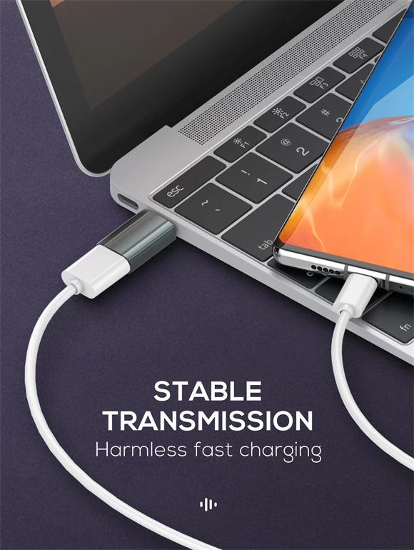 Adapter OTG LDNIO LC140 USB-C në USB-A USB 3.0, gri
