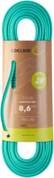 Litar ngjitje EDELRID Siskin eco dry 8.6mm 60m, icemint