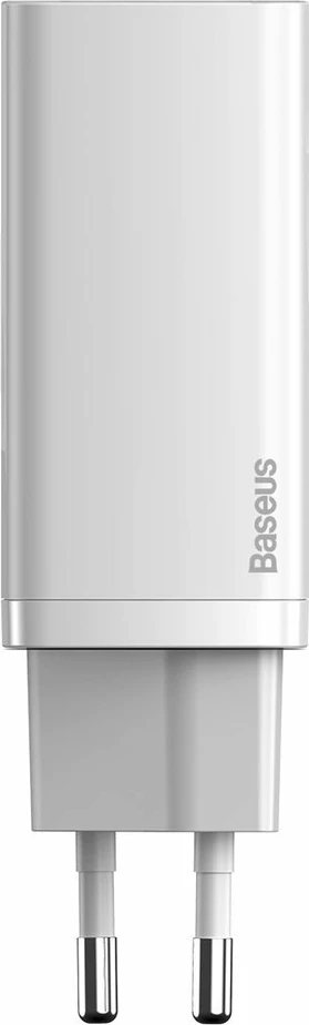 Karikues i shpejtë Baseus GaN2 Lite 65W, USB/USB-C, i bardhë