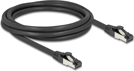 Kablë rrjeti DeLOCK 80572 Cat8.1, 2 m, S/FTP, 40 Gbps, i zi