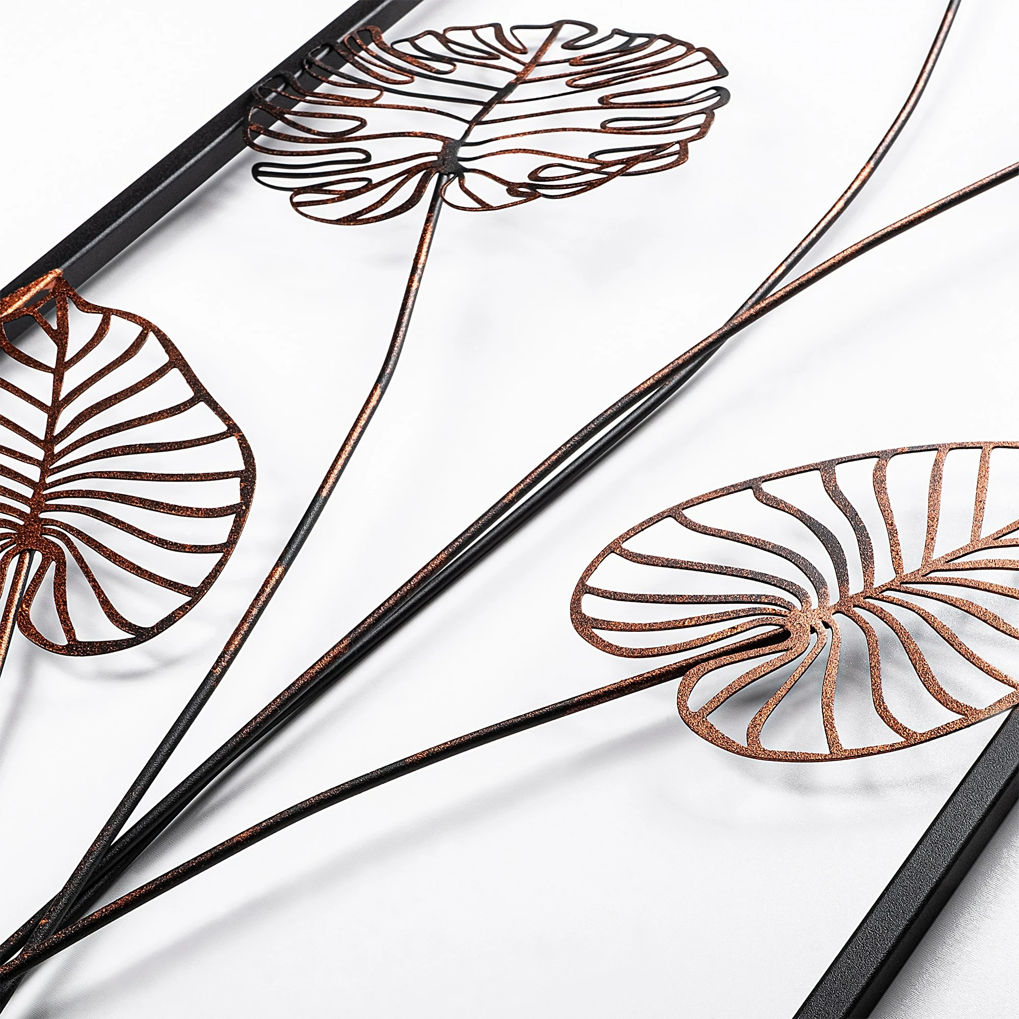 Aksesor dekorativ metalik për mur Wallity, Strawberry 2, shumëngjyrësh, 32x90x4 cm