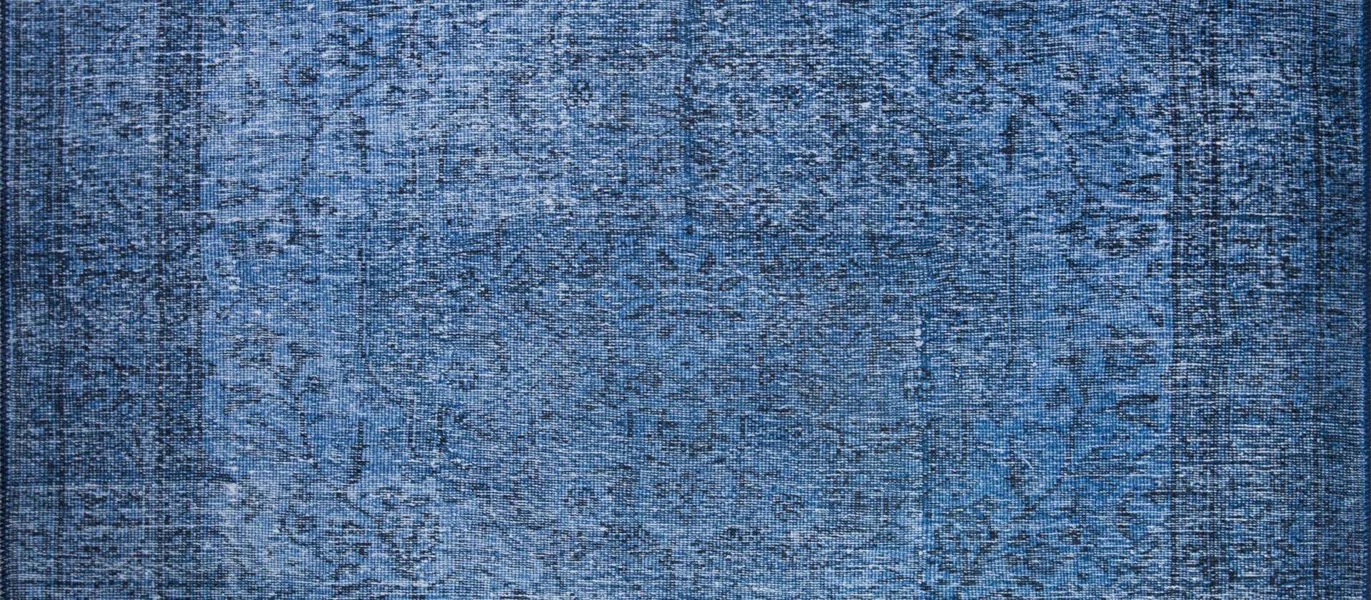 Qilim Conceptum Hypnose, Dorian Chenille, ngjyrë kaltër e errët, 210x310cm