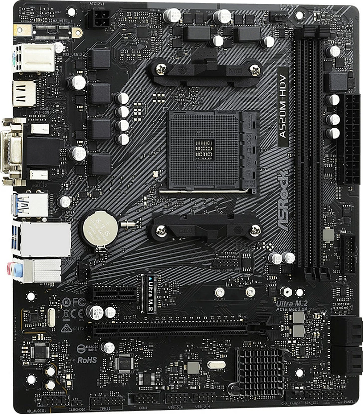 Pllakë amë ASRock A520M-HDV, Socket AM4, micro ATX