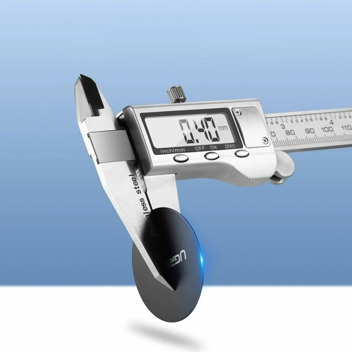 Pllaka metalike për mbajtës magnetik telefoni UGREEN 30836, 35mm, vetëngjitëse, e zezë, set 2 copë