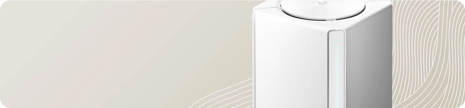 Sistem router mesh Xiaomi AX3000 NE Wi‑Fi 6, 4x Gigabit RJ45, WPA3, NFC, i bardhë, set 3 copë