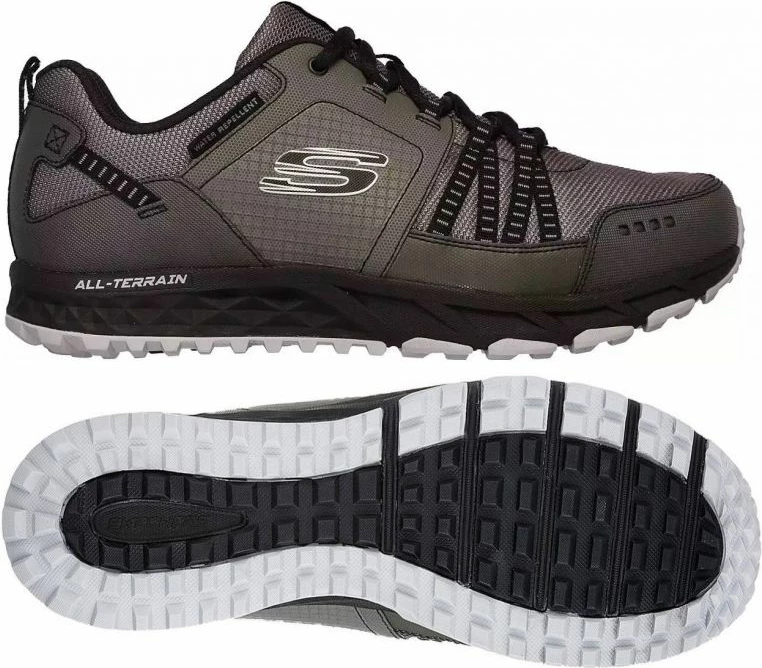 Atlete për meshkuj Skechers, të hirtë