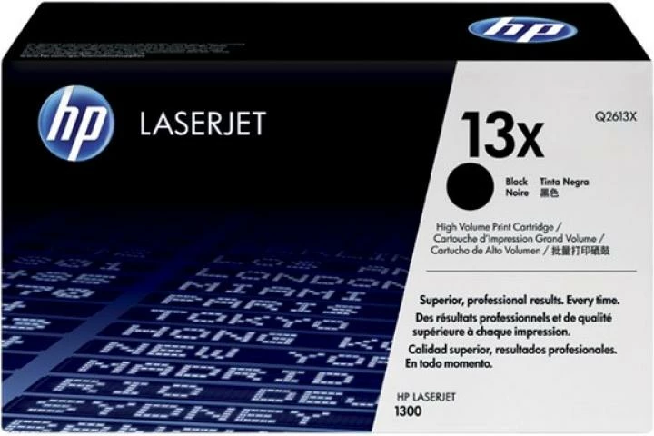 Toner HP 13X Q2613X rendiment i lartë 2400-4400 faqe për LaserJet 1300, e zezë