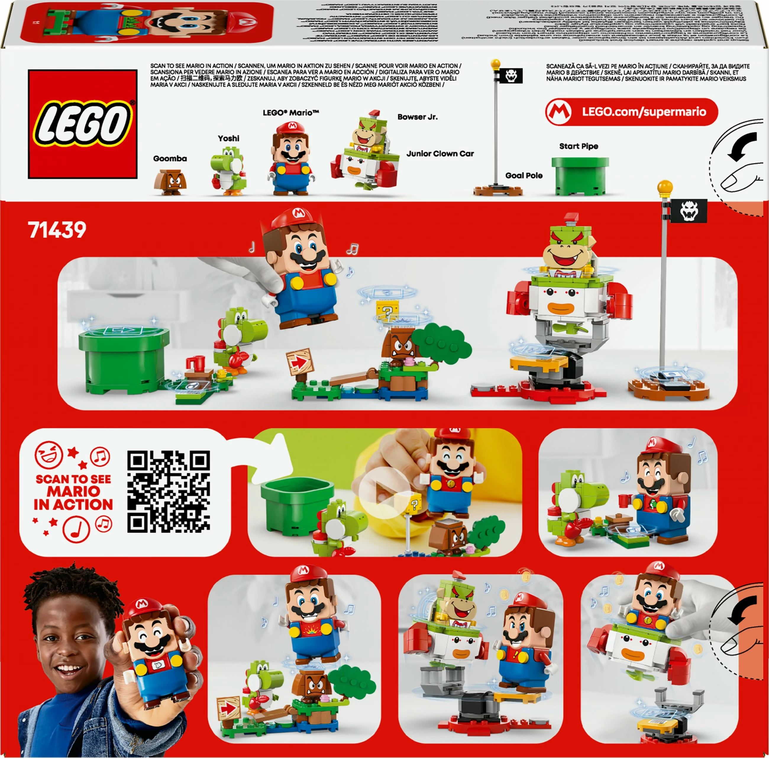 Set ndërtimi LEGO Super Mario 71439, 218 pjesë, multingjyrësh