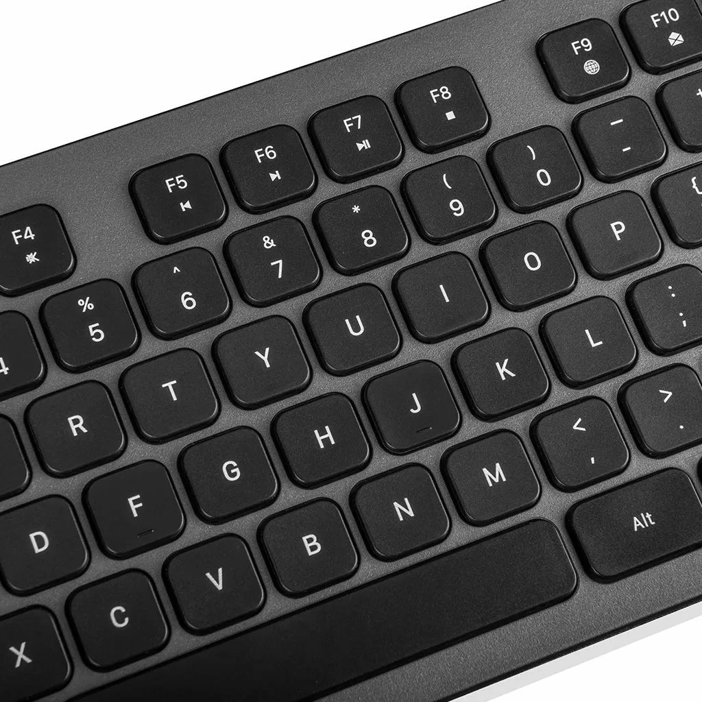 Set tastierë + maus Modecom MC-5200C (MK-MC-5200C-100), pa tela me USB adapter, layout EN, me numpad, i zi