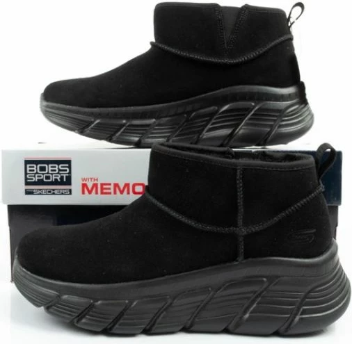 Çizme dimri për femra Skechers, të zeza