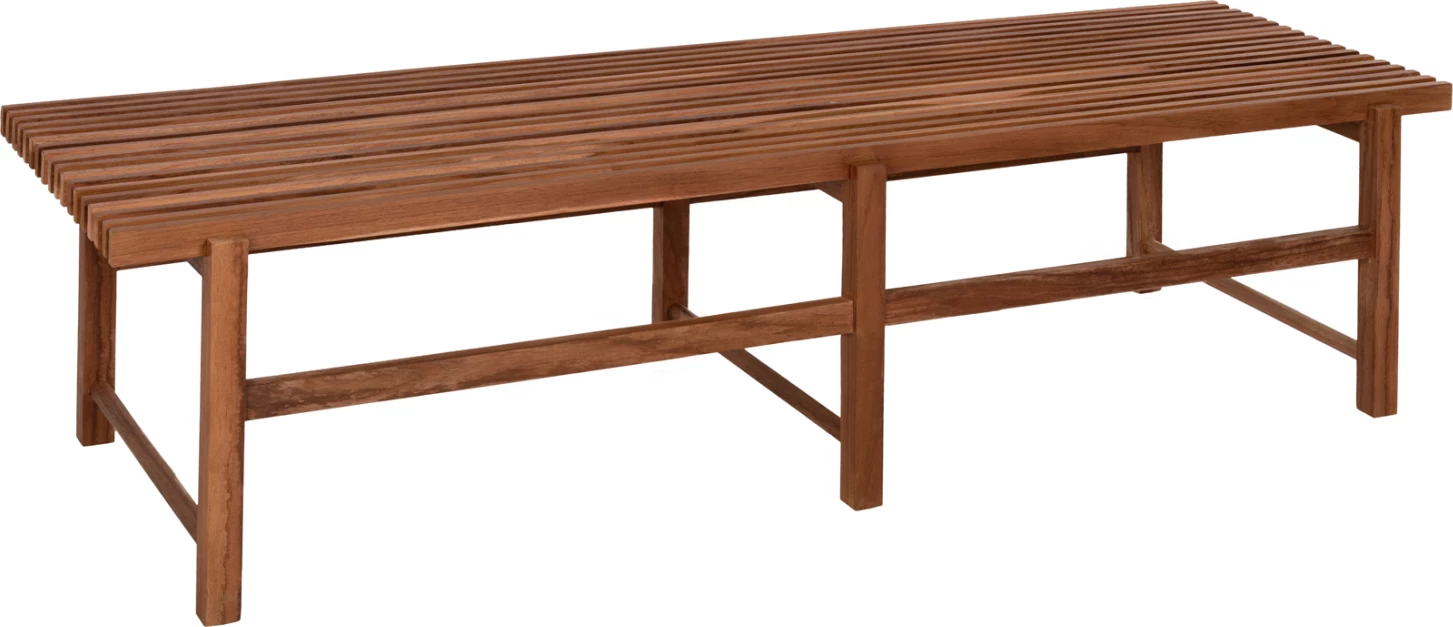 Stol 3-vendësh KRON FH9537 dru tik ngjyrë natyrale 180x56x46H cm
