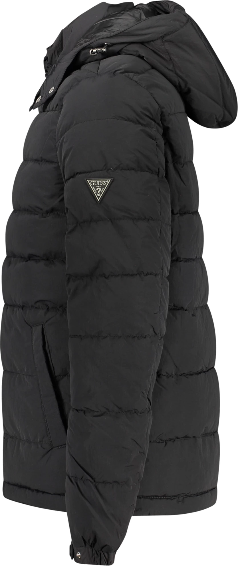 Jakne për meshkuj GUESS JEANS, e zezë