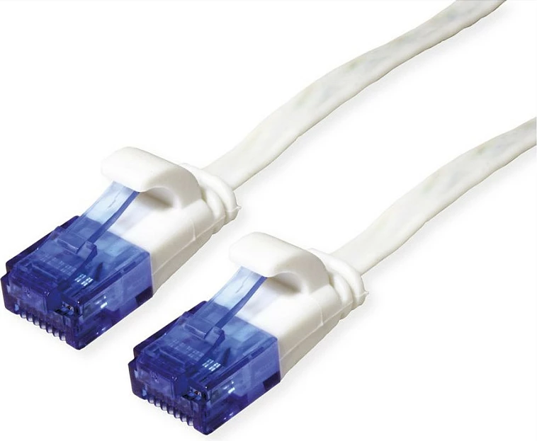 Kabllo rrjeti VALUE Cat6a UTP, flat, 2 m, e bardhë