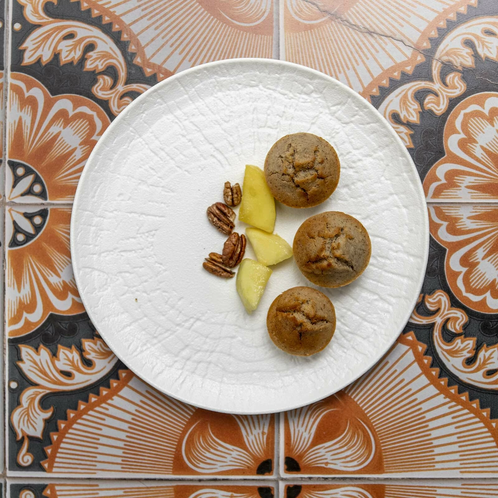 Pjatë e sheshtë me buzë Fine Dine Nordic Ø210 mm, porcelan, set 3 copë, e bardhë