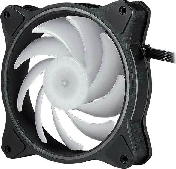 Ventilator PC Chieftec ZF-1225RGB 120mm ARGB 4-pin PWM, zi/bardhë