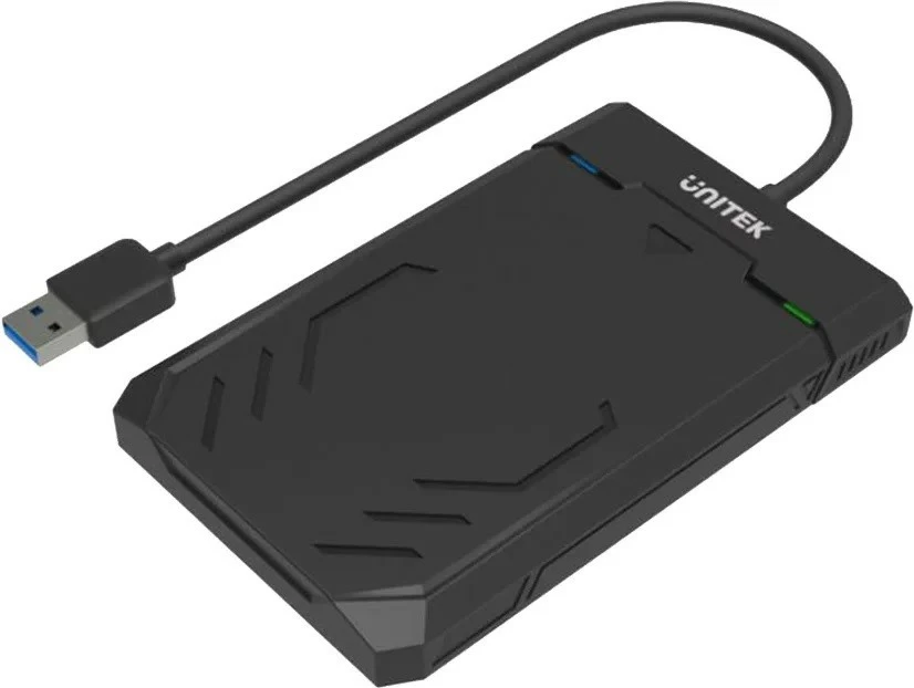 Kasë Unitek Y-3036 për HDD/SSD 2.5", USB 3.0, e zezë