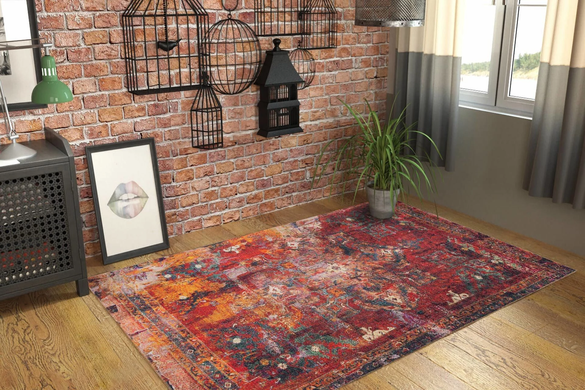 Qilim korridori, shumëngjyrësh, Conceptum Hypnose Fusion Chenille, 75x150cm AL 140