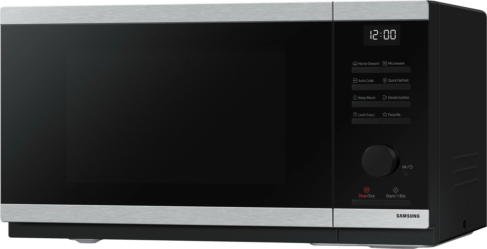 Mikrovalë Samsung MS23DG4504AT, 23 L, 800 W, inox/zezë