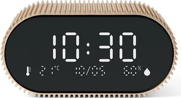 Orë portative me alarm Lexon Minut LR155VG3, LCD, USB-C, ari