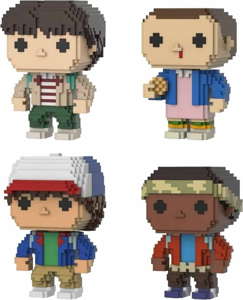 Figurinë koleksionuese Funko 8-Bit Pop Stranger Things, set 4 copë