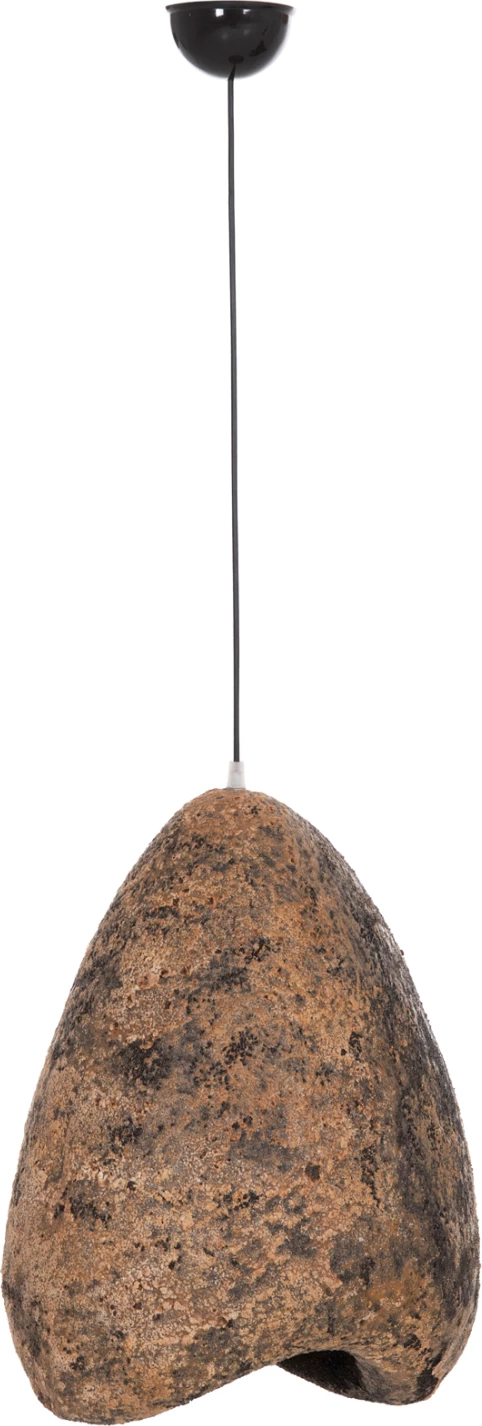 Llambë tavani varëse STONER (S), pamje guri, ngjyrë kafe/gri, FH4417.03, 37x30x45cm