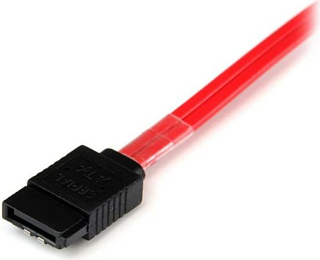 Kabllo StarTech SFF-8087 Mini SAS në 4x SATA Reverse, 50cm, kuqe/zezë