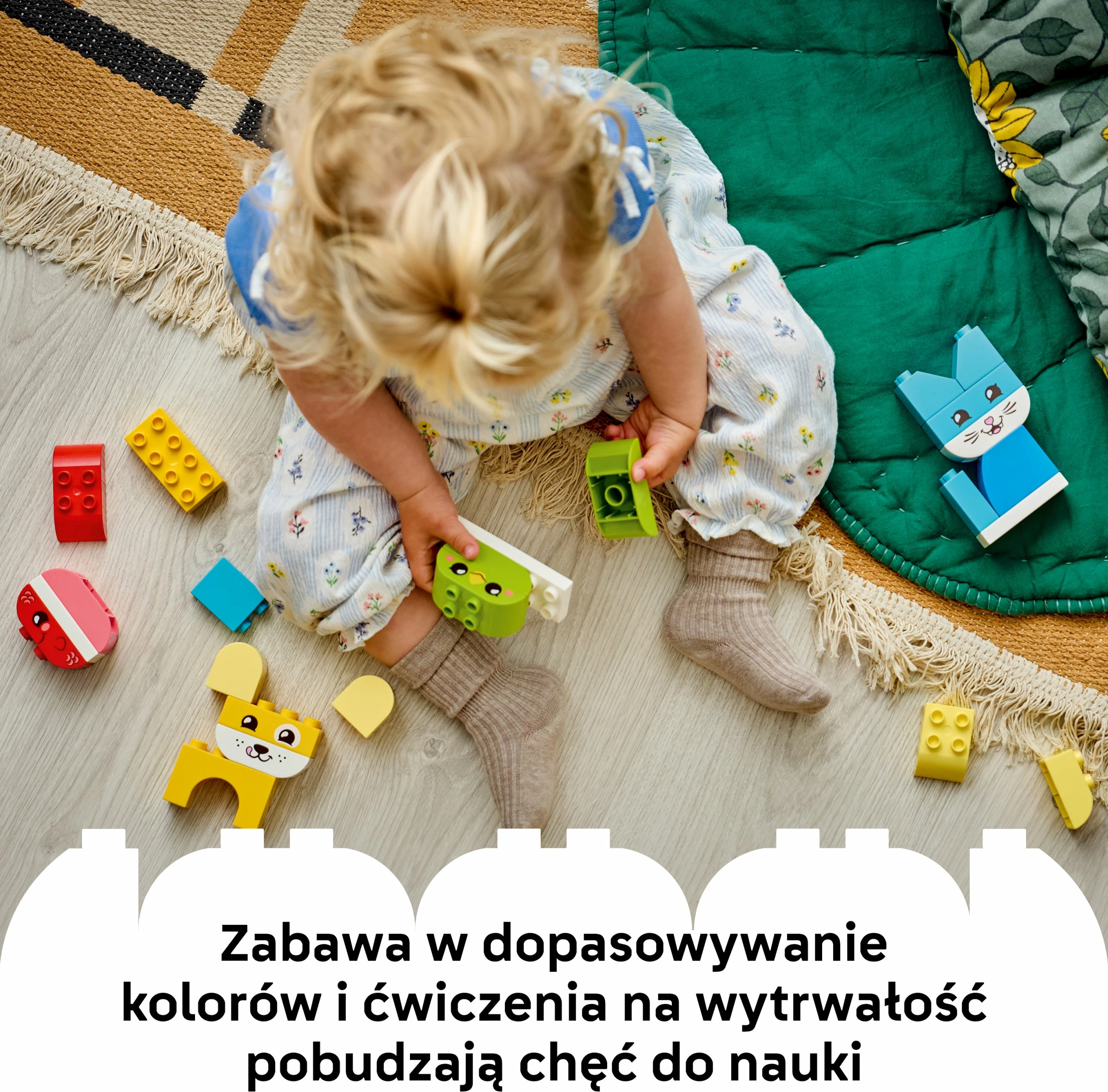 Set kubash LEGO DUPLO Creative Animals 3-në-1 10477, 24 copë