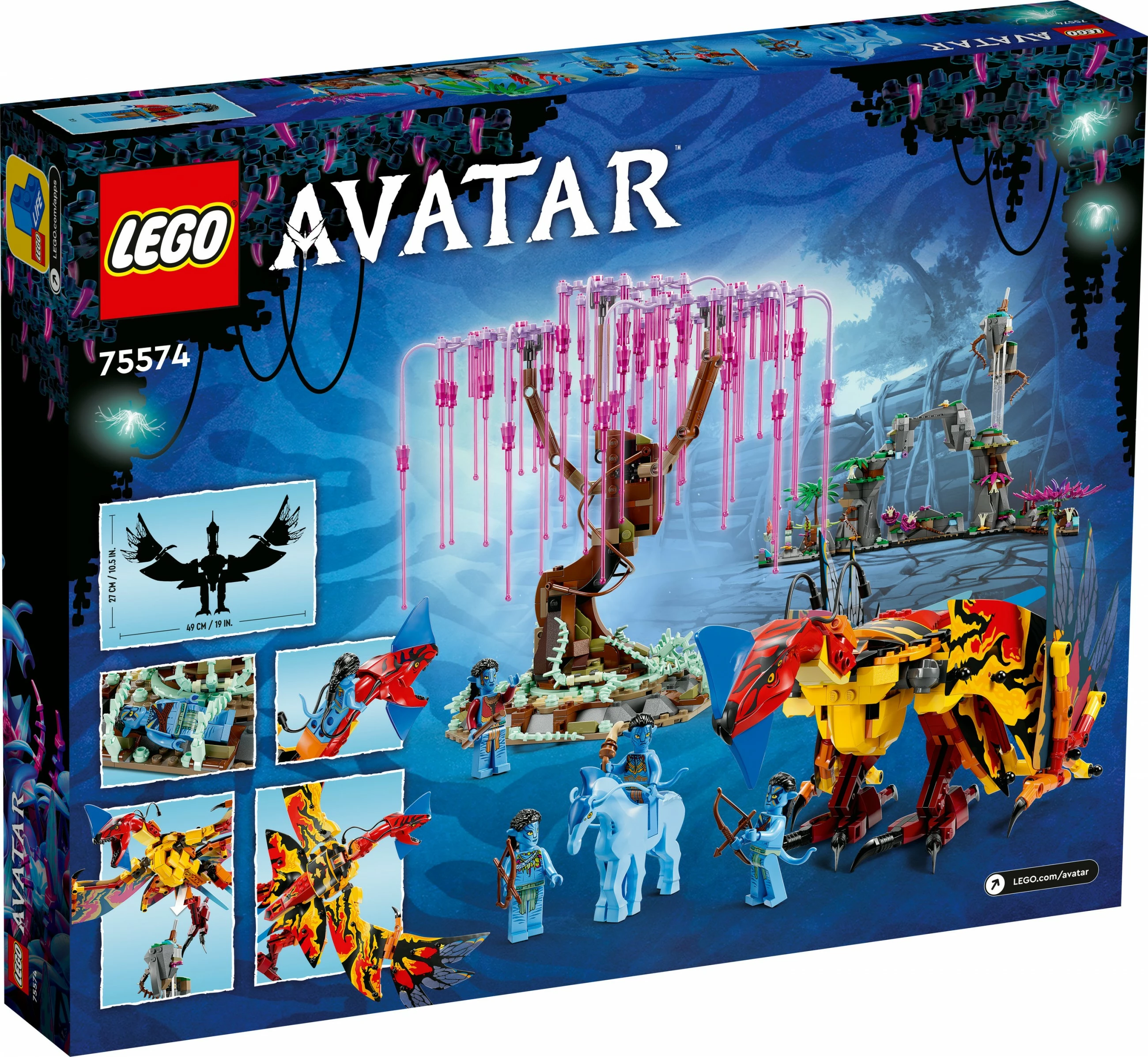 Set ndërtimi LEGO Avatar Toruk Makto & Pema e Shpirtrave, 1212 copa, plastikë, shumëngjyrësh