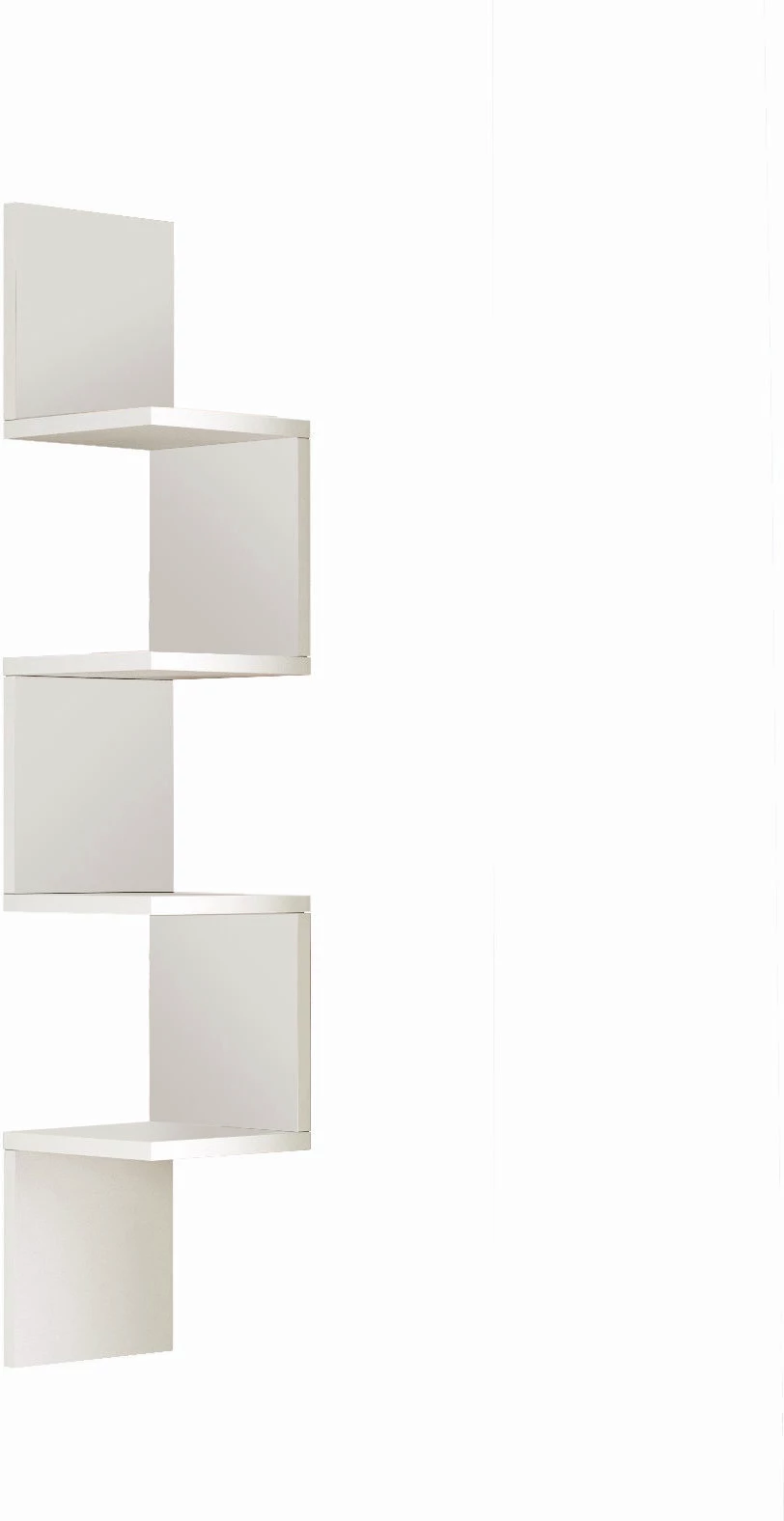 Raft muri Skye Decor, i bardhë, Wl9-W