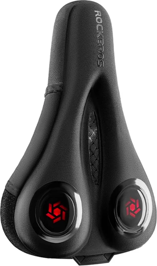 Mbulesë selese biçiklete Rockbros LF044R me mbrojtje shiu, e zezë dhe e kuqe