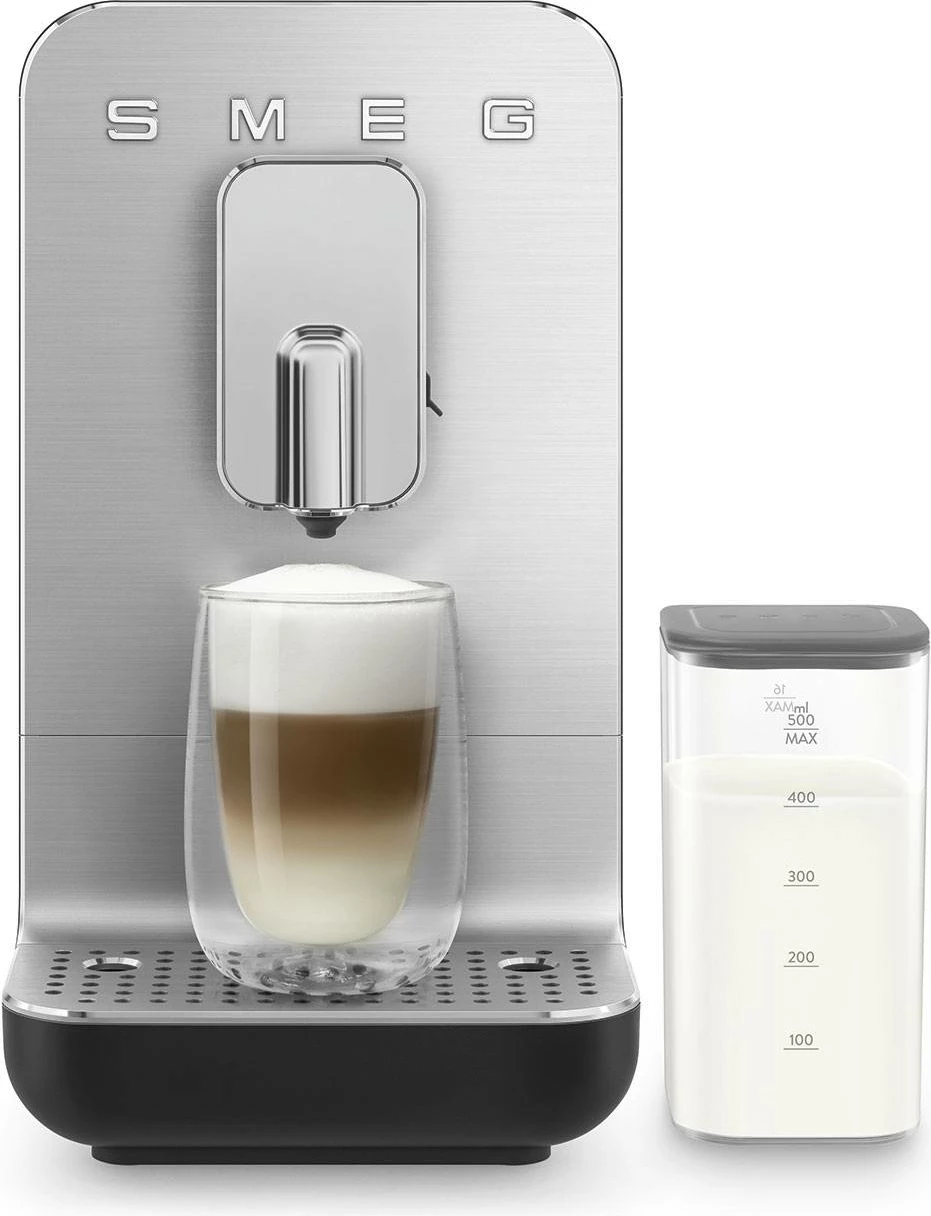 Makinë automatike espresso Smeg BCC13BLMEU, 1.4 L, 19 bar, e zezë matte