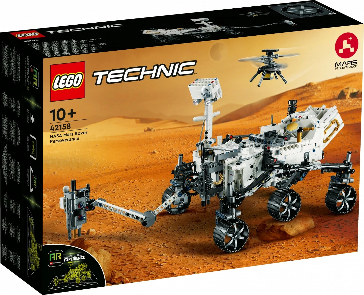 Set ndërtimi LEGO Technic 42158 NASA Mars Rover Perseverance me helikopter Ingenuity, për fëmijë 10+