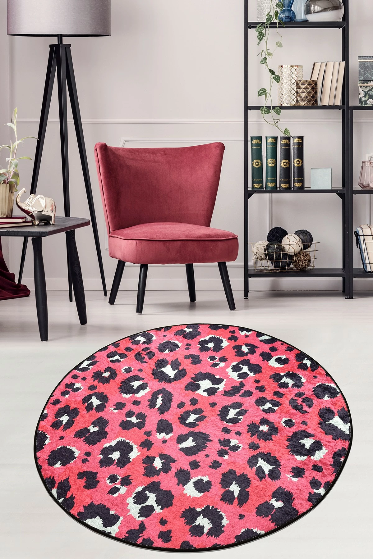 Qilim leopard rozë, 100 cm, Conceptum Hypnose