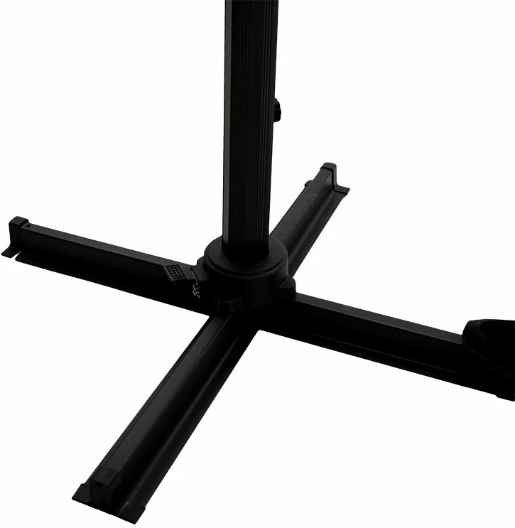 Ombrellë profesionale e varur, rotacion 360 shkallë, Raffaella,, alumin, 3x3m, antracit