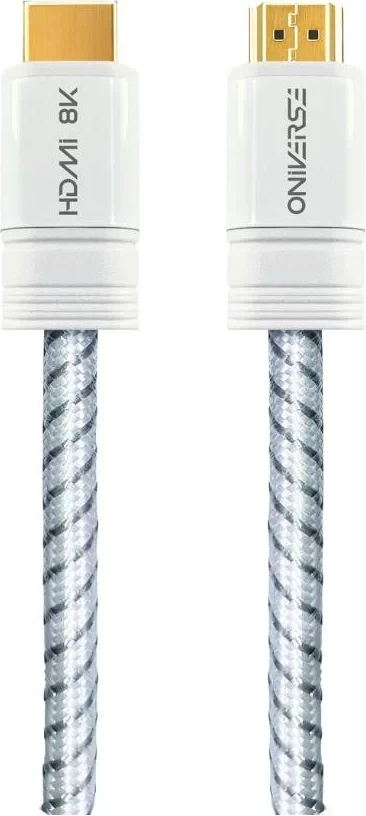 Kabëll HDMI Oniverse 1.8m, HDMI 2.1, bardhë