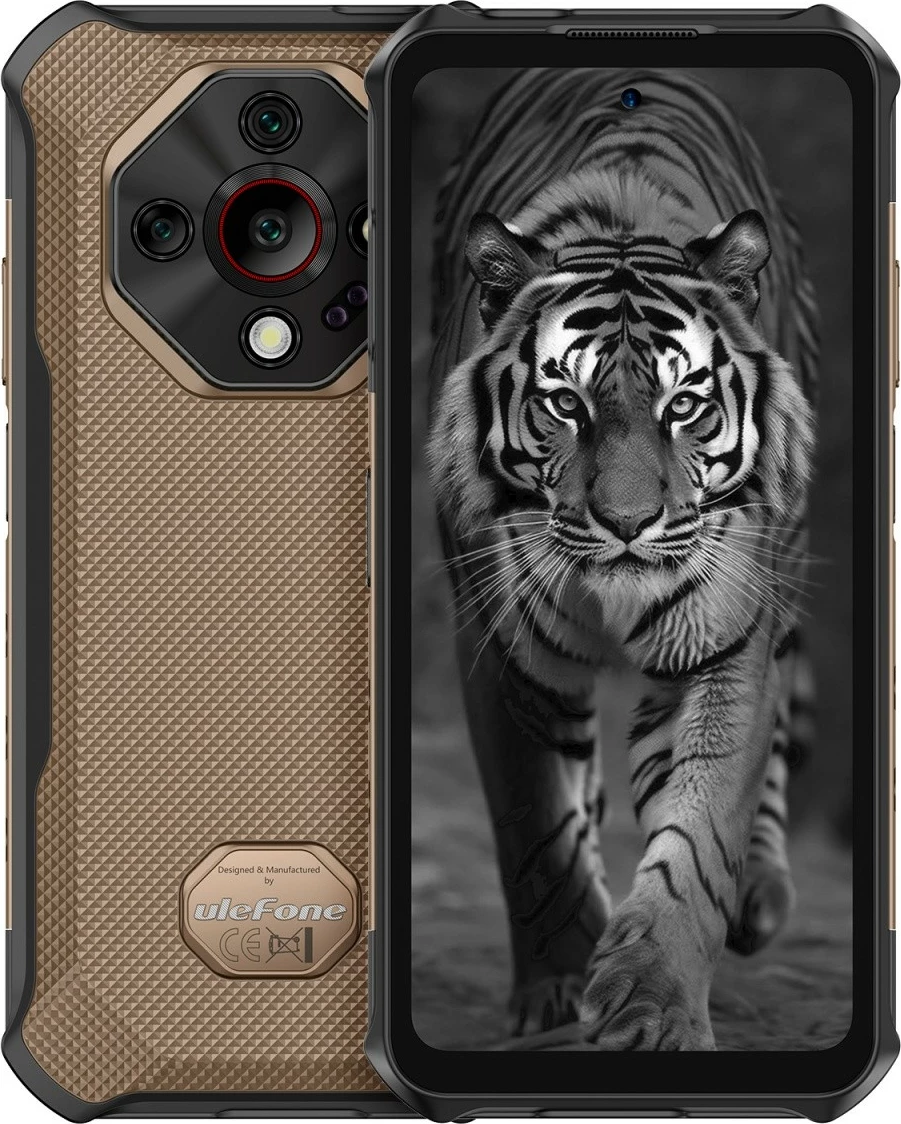 Celular Ulefone Armor X16 4G 6GB/128GB IP69K, kafe, set