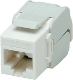 Keystone Jack ROLINE Cat.6 RJ-45 UTP, toolless, i bardhë