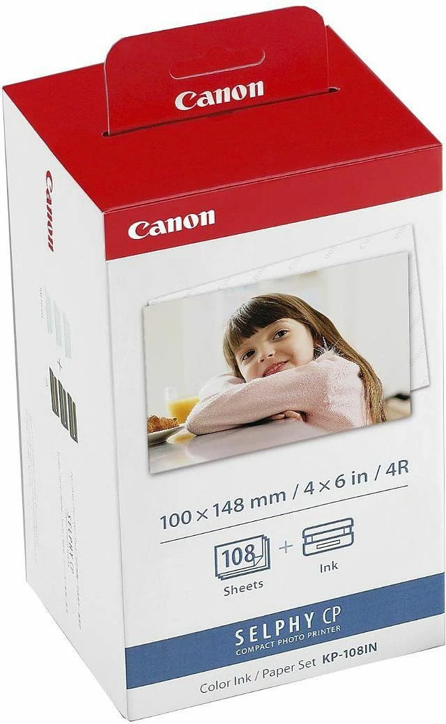 Letër fotografike Canon SELPHY CP KP-108IN (3115B001) A6 260 g/m² 108 fletë