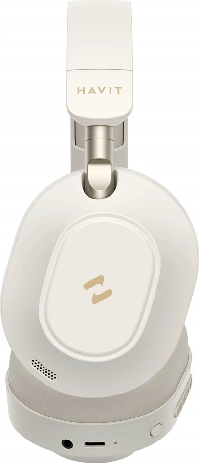 Kufje HAVIT H668BT pa tela, Bluetooth, Active Noise Canceling, bezhë