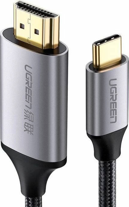 Kabllo USB-C në HDMI Ugreen 50570/MM142 1.5 m 4K Silver