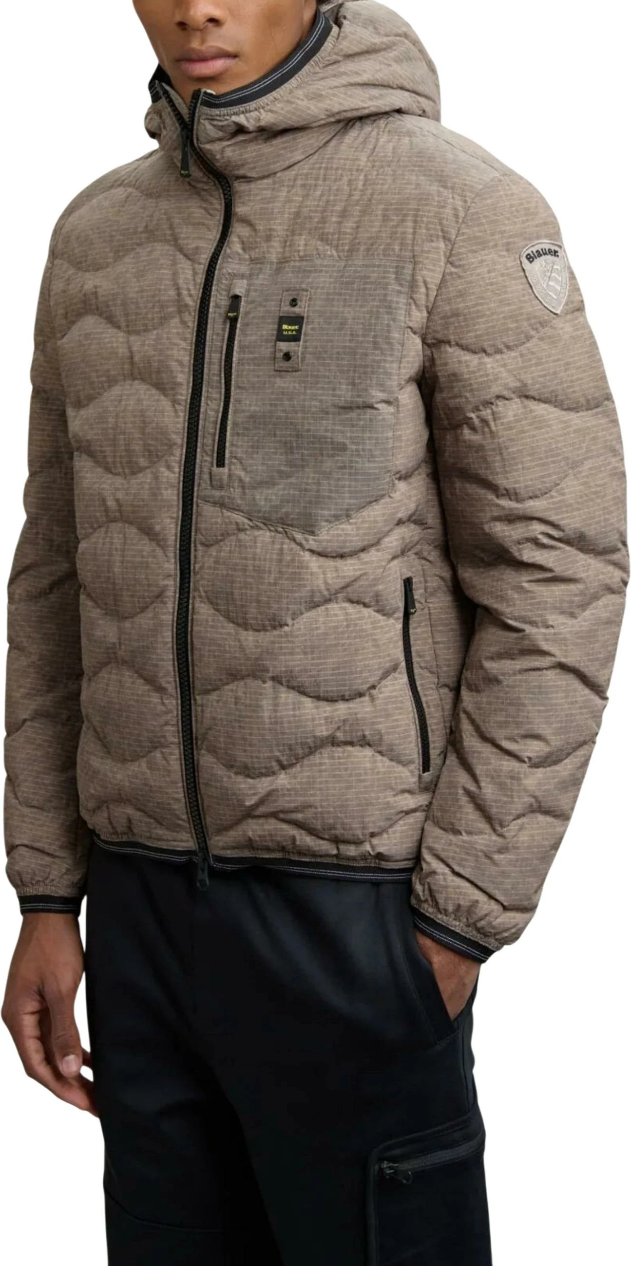 Jakne për meshkuj Blauer WAVE 25WBLUC03074, kafe [Madhësia: L]