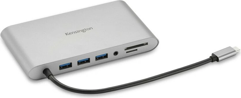Dock USB-C Kensington UH1440P, 5Gbps, 85W, DP/HDMI/VGA, Argjendtë