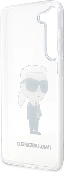 Mbështjellës Karl Lagerfeld Ikonik Karl për Samsung Galaxy S23, transparent
