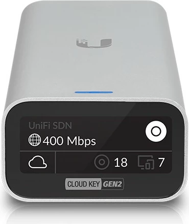 Pajisje menaxhimi rrjeti Ubiquiti UniFi Cloud Key Gen2, 2GB, 8 bërthama, Gigabit Ethernet, argjendtë