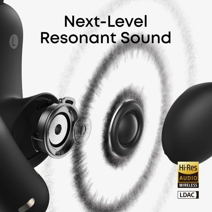Kufje ANKER Soundcore AeroFit 2 Pro, Open-Ear/ANC, Hi-Res Audio LDAC, zezë