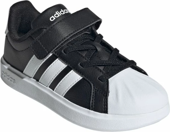 Këpucë për fëmijë adidas Streettalk JQ8593, të zeza