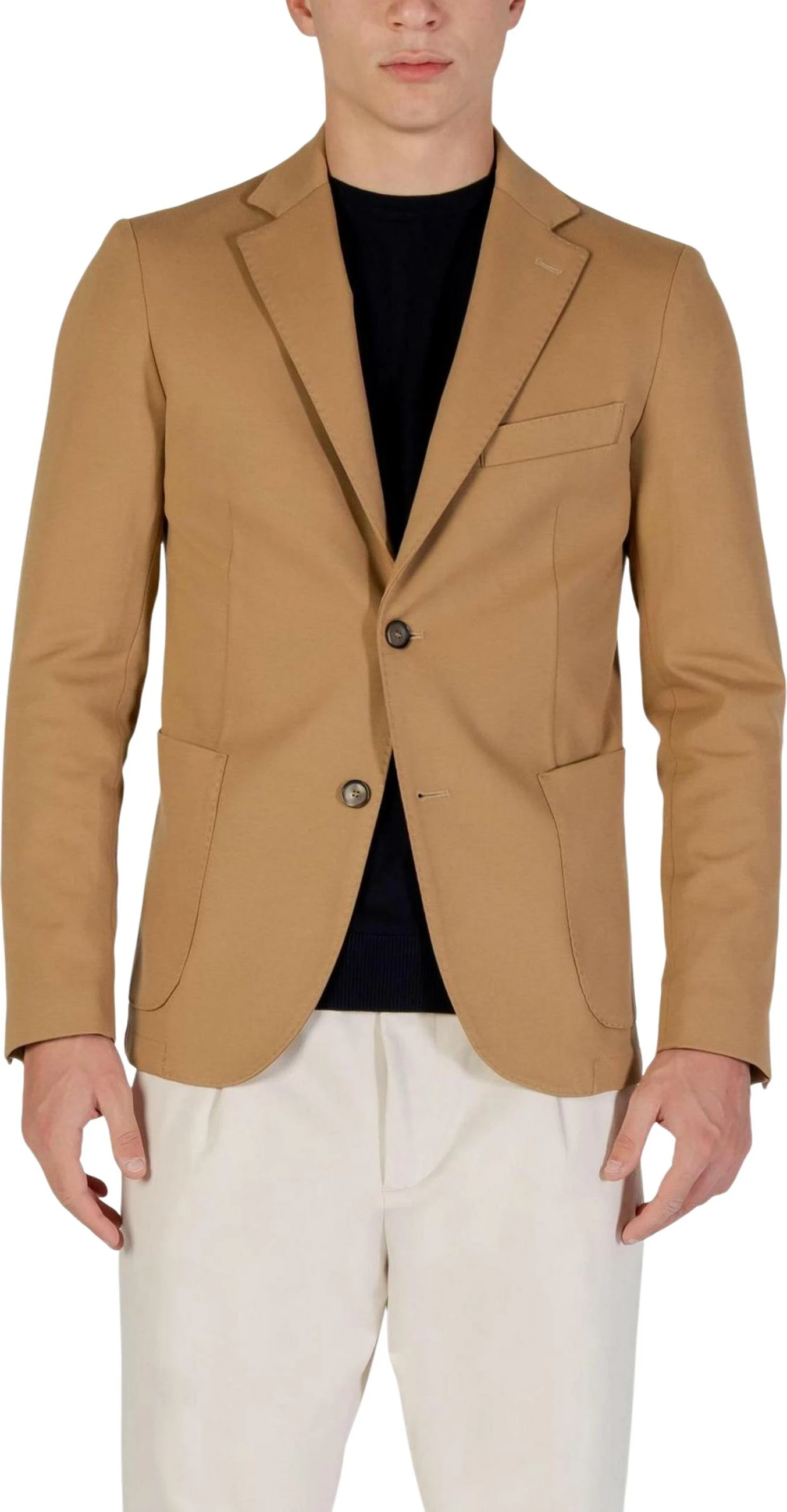 Blazer për meshkuj YOS BLS013, bezhë e errët
