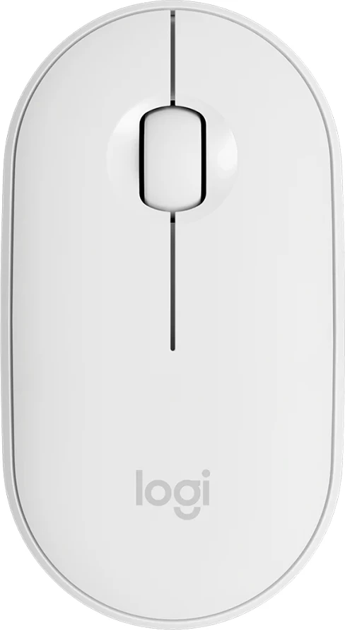 Maus Logitech M350S Pebble 2 Bluetooth, 1000 DPI, 3 butona, Tonal White