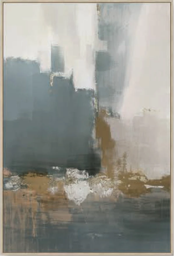 Pikturë dekorative GENESA me kornizë, shumëngjyrëshe, 80x120x4.3cm